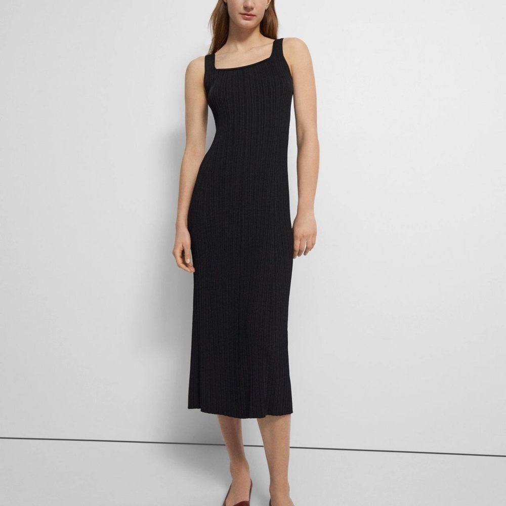 Theory Ottoman Dress Glossed